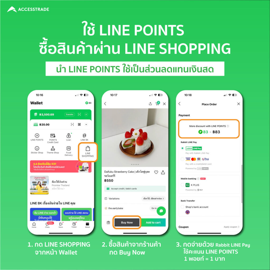 คุ้มสุด! ซื้อของใน Line รับแต้มสะสม Line Points - ACCESSTRADE TH