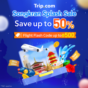 Trip .com Songkran Splash Sale